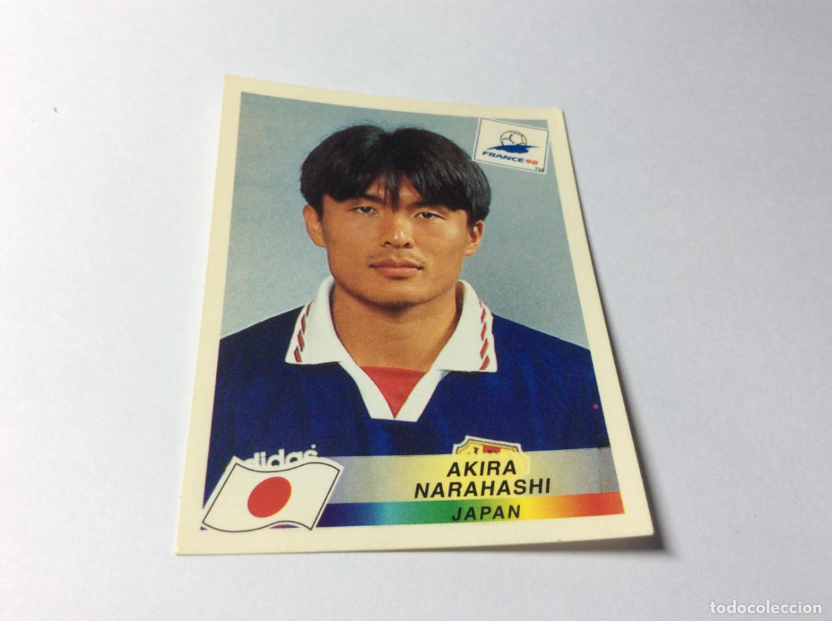 Cromos de F&uacute;tbol: 519 Akira Narahashi Jap&oacute;n CROMO STICKER Francia 1998 PANINI