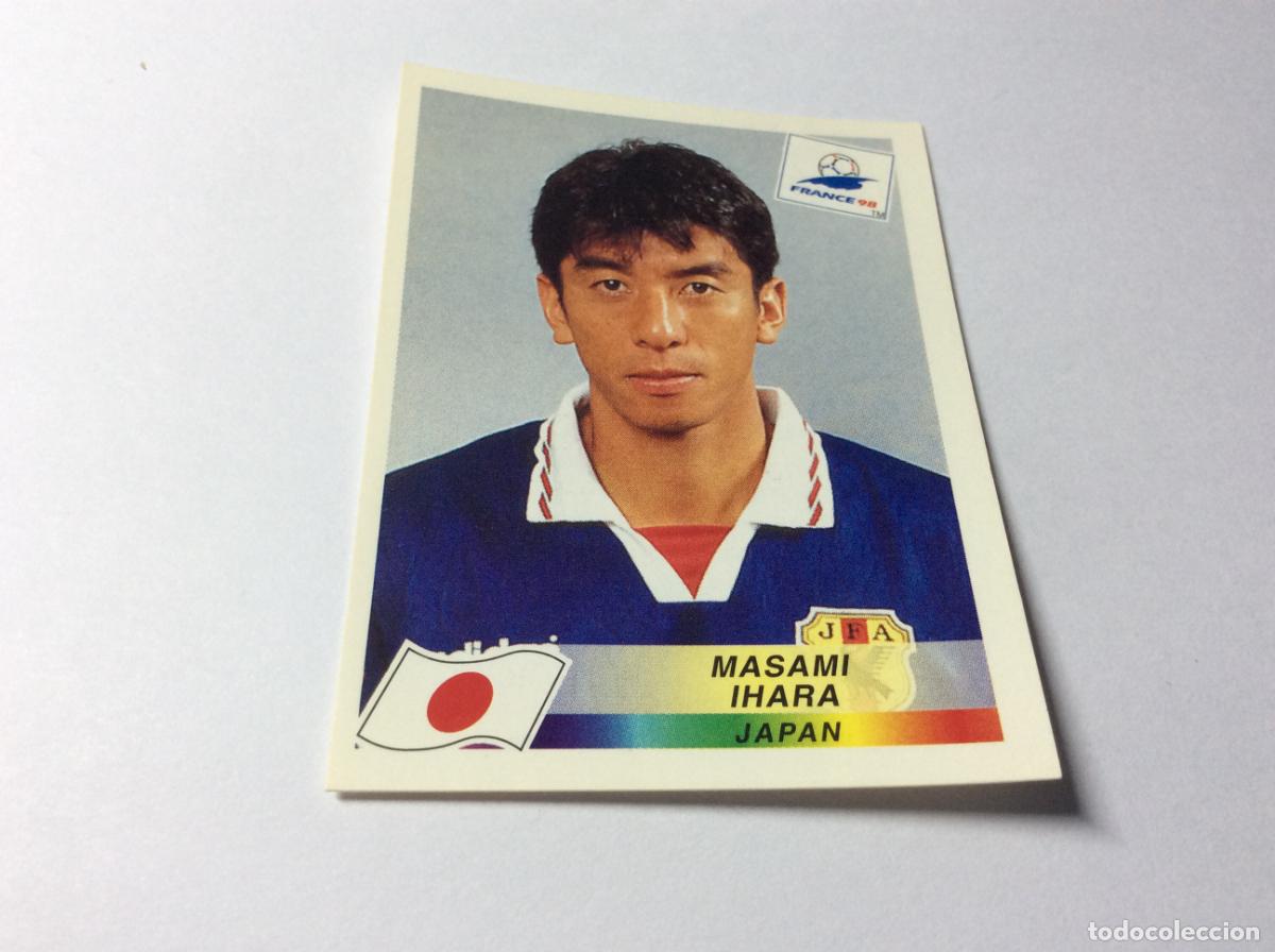 Cromos de F&uacute;tbol: 521 Masami Ihara Jap&oacute;n CROMO STICKER Francia 1998 PANINI