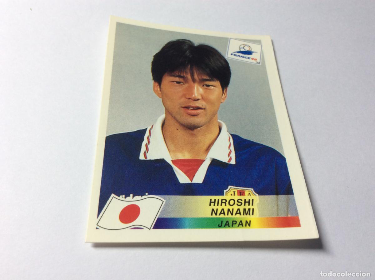 Cromos de F&uacute;tbol: 527 Hiroshi Nanami Jap&oacute;n CROMO STICKER Francia 1998 PANINI