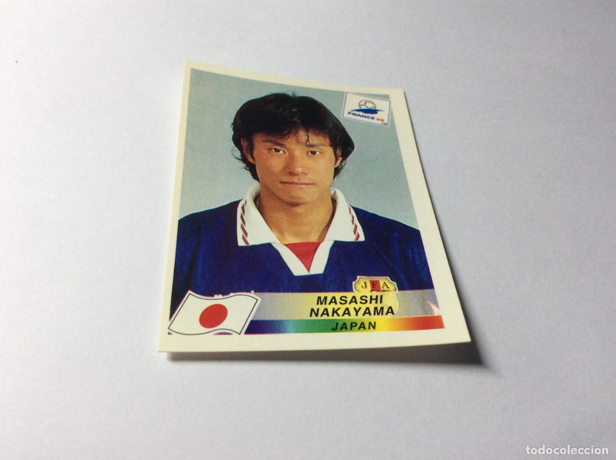 Cromos de F&uacute;tbol: 528 Masashi Nakayama Jap&oacute;n CROMO STICKER Francia 1998 PANINI
