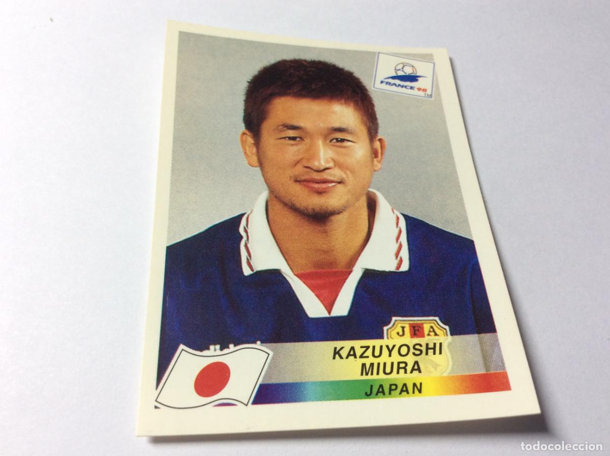 Cartes &agrave; collectionner de Football: 531 Kazuyoshi Miura Jap&oacute;n CROMO STICKER Francia 1998 PANINI