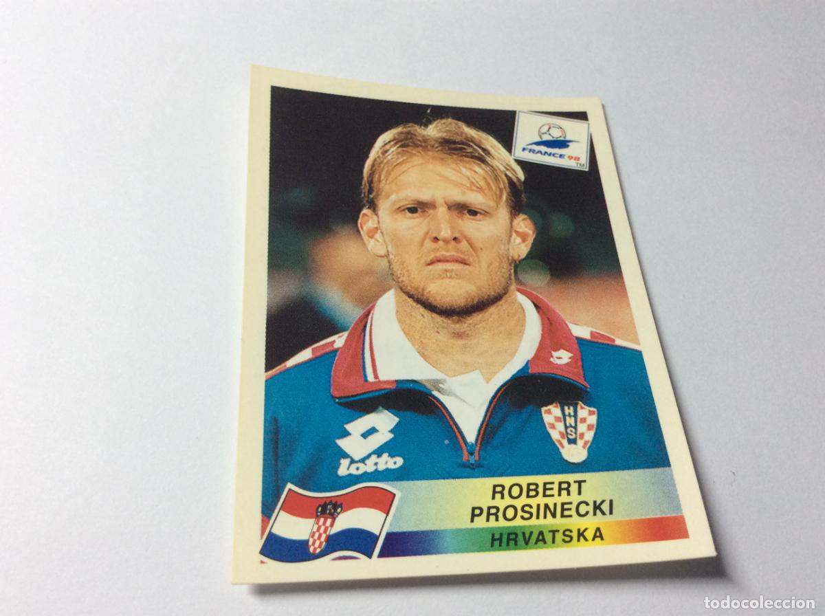 Figurine di Calcio: 544 Robert Prosinecki Croacia CROMO STICKER Francia 1998 PANINI