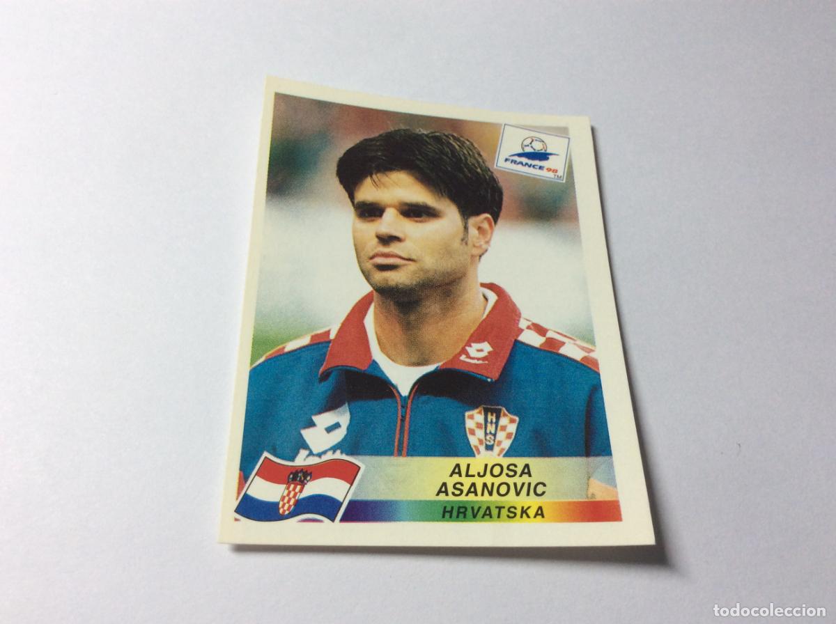 Cromos de F&uacute;tbol: 546 Aljosa Asanovic Croacia CROMO STICKER Francia 1998 PANINI