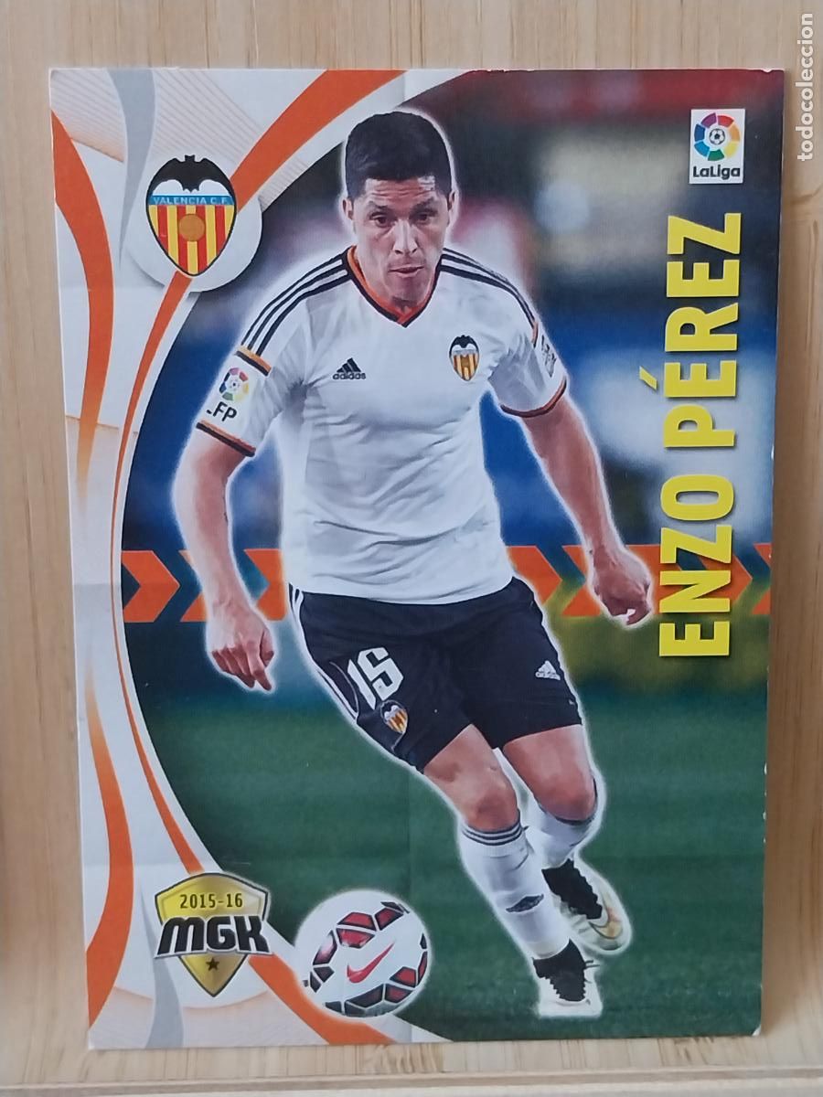 Cromos de F&uacute;tbol: ENZO PEREZ VALENCIA MGK MEGA KRACKS 2015 15 16 CROMO 504 PANINI ORIGINAL **