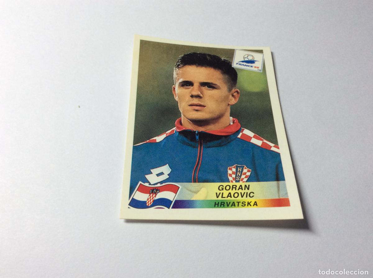 Cromos de F&uacute;tbol: 549 Goran Vlaovic Croacia CROMO STICKER Francia 1998 PANINI