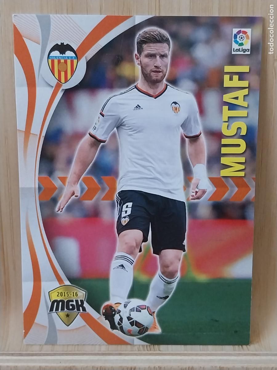 Cromos de F&uacute;tbol: MUSTAFI VALENCIA MGK MEGA KRACKS 2015 15 16 CROMO 493 PANINI ORIGINAL *