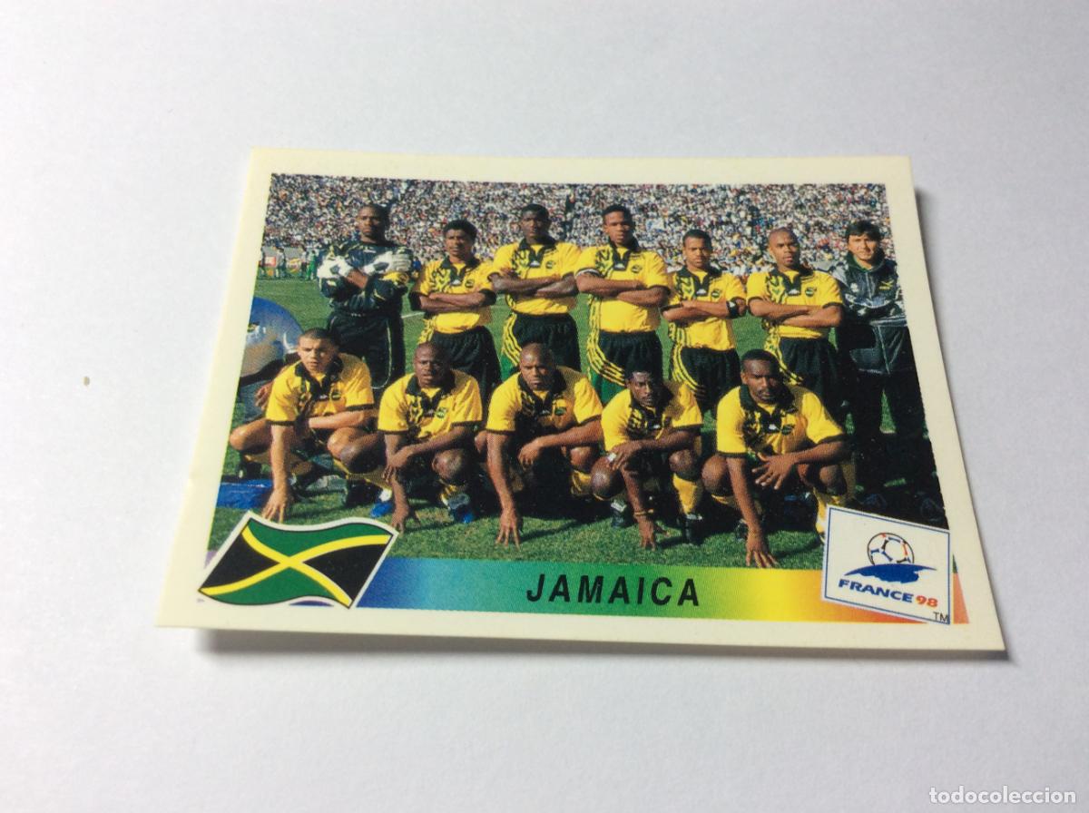 Cromos de F&uacute;tbol: 555 Equipo Jamaica CROMO STICKER Francia 1998 PANINI