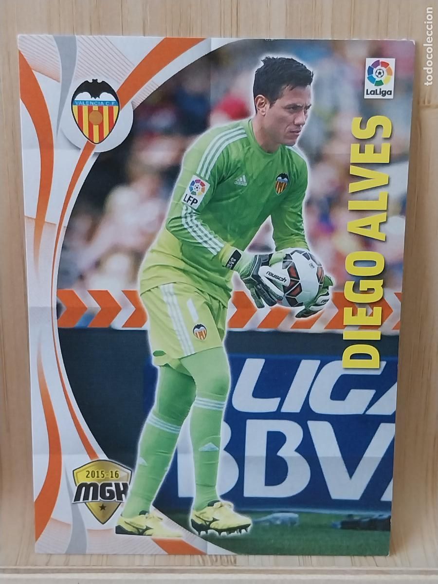 Cromos de F&uacute;tbol: DIEGO ALVES VALENCIA MGK MEGA KRACKS 2015 15 16 CROMO 489 PANINI ORIGINAL *-