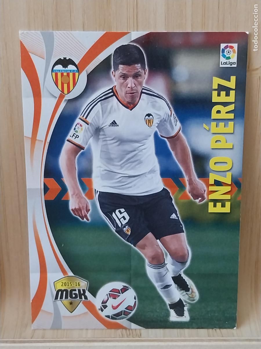 Cromos de F&uacute;tbol: ENZO PEREZ VALENCIA MGK MEGA KRACKS 2015 15 16 CROMO 501 PANINI ORIGINAL *-