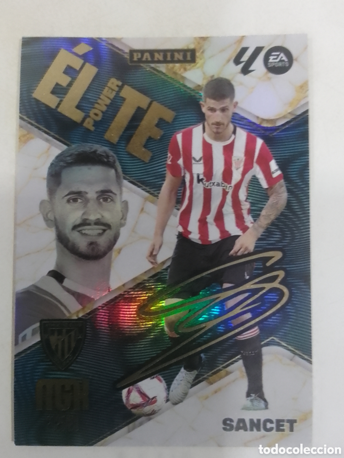 Cromos de F&uacute;tbol: Megacracks 2025/26 P 17 Sancet &bull; Athletic Club. &Eacute;LITE POWER.