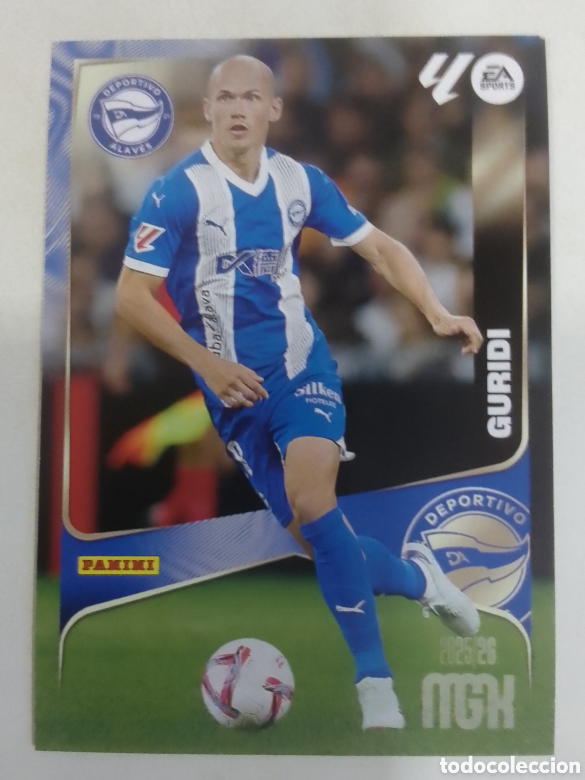Cromos de F&uacute;tbol: Megacracks 2025/26 n&deg; 30 Guridi &bull; Alav&eacute;s.