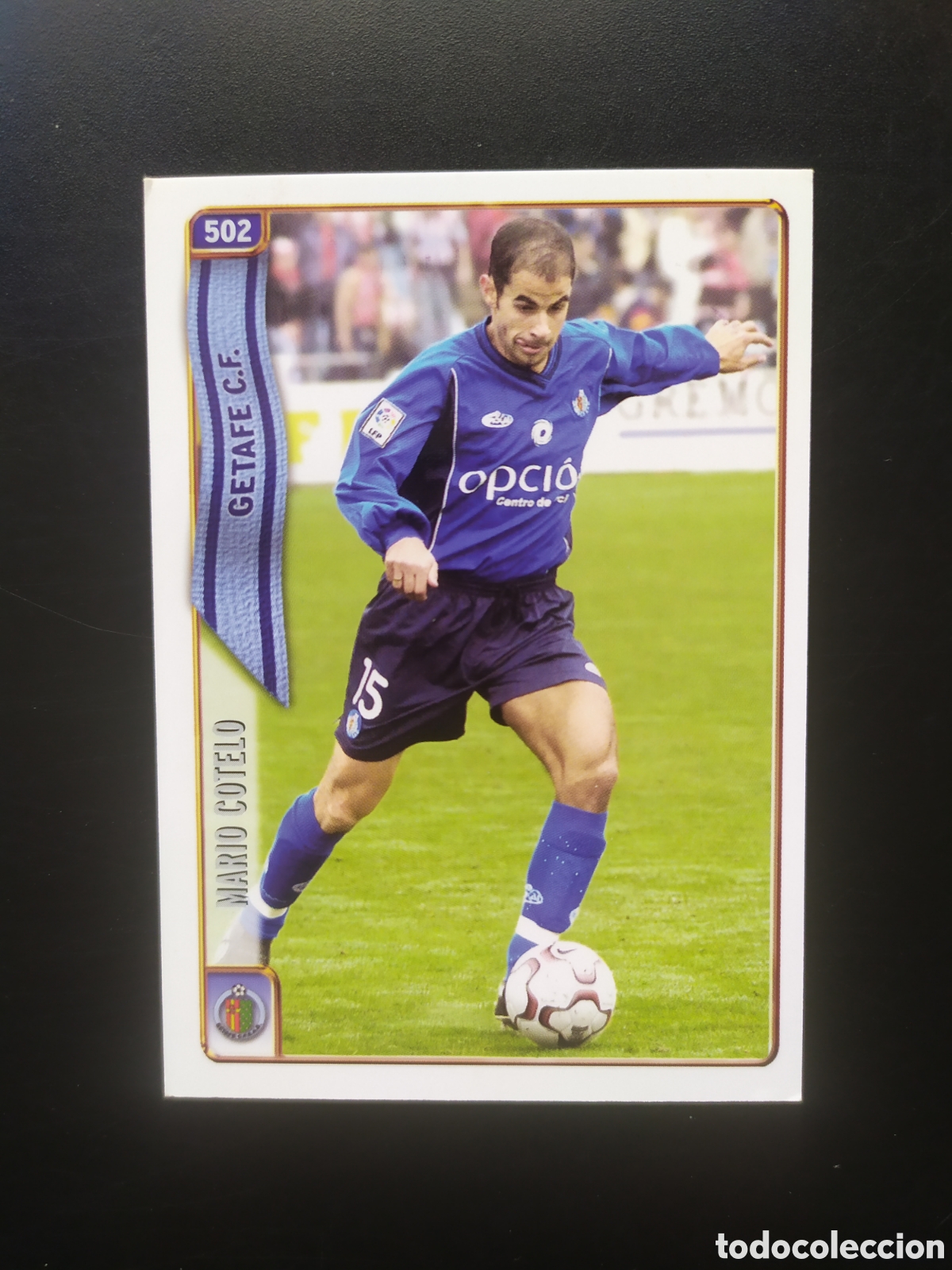 Cromos de F&uacute;tbol: Mundicromo fichas Liga 2004 2005 04 05 Mario Cotelo n&deg; 502 Getafe
