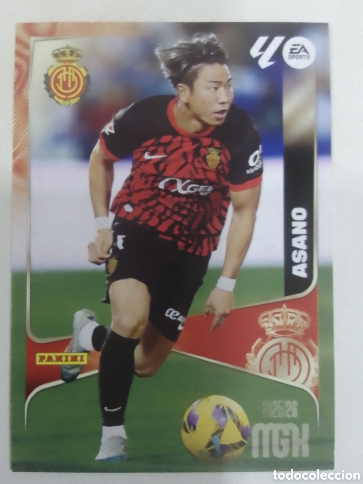 Cromos de F&uacute;tbol: Megacracks 2025/26 n&deg; 249 Asano &bull; Mallorca.