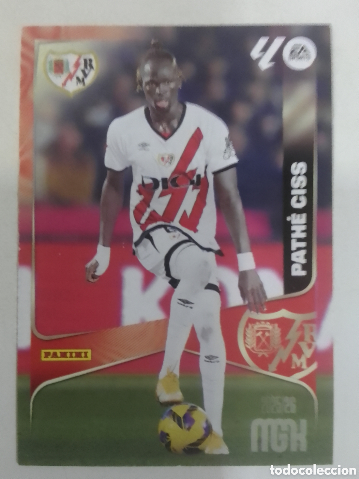 Cromos de F&uacute;tbol: Megacracks 2025/26 n&deg; 297 Path&eacute; Ciss &bull; Rayo Vallecano.