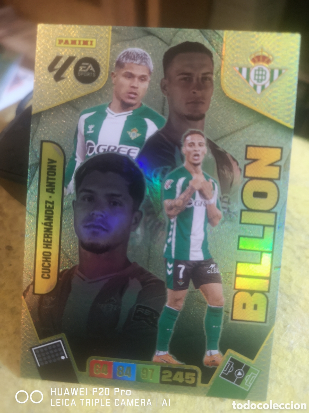 Cromos de F&uacute;tbol: ADRENALYN 2025 2026 BILLION CUCHO HERNANDEZ - ANTONY / REAL BETIS