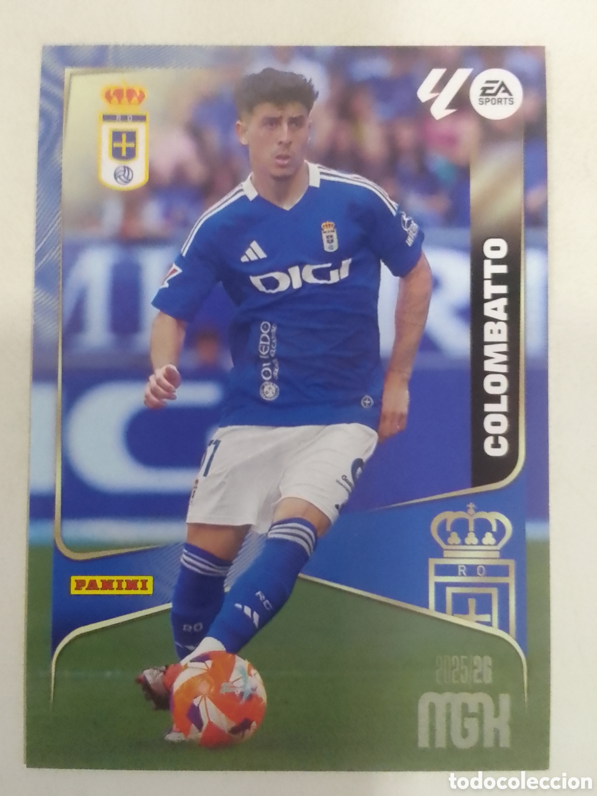 Cromos de F&uacute;tbol: Megacracks 2025/26 n&deg; 279 Colombatto &bull; Oviedo.