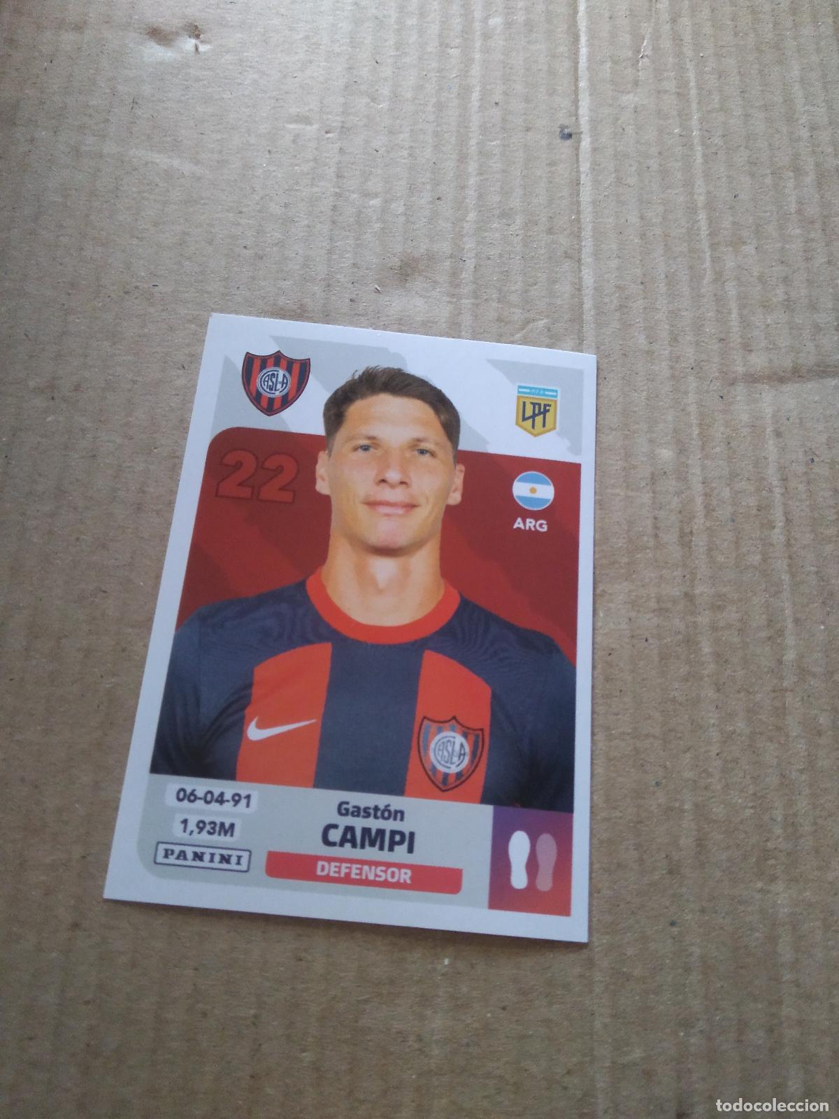 Cromos de F&uacute;tbol: SLO 6 GASTON CAMPI SAN LORENZO CROMO FUTBOL ARGENTINO PANINI LIGA ARGENTINA 2024