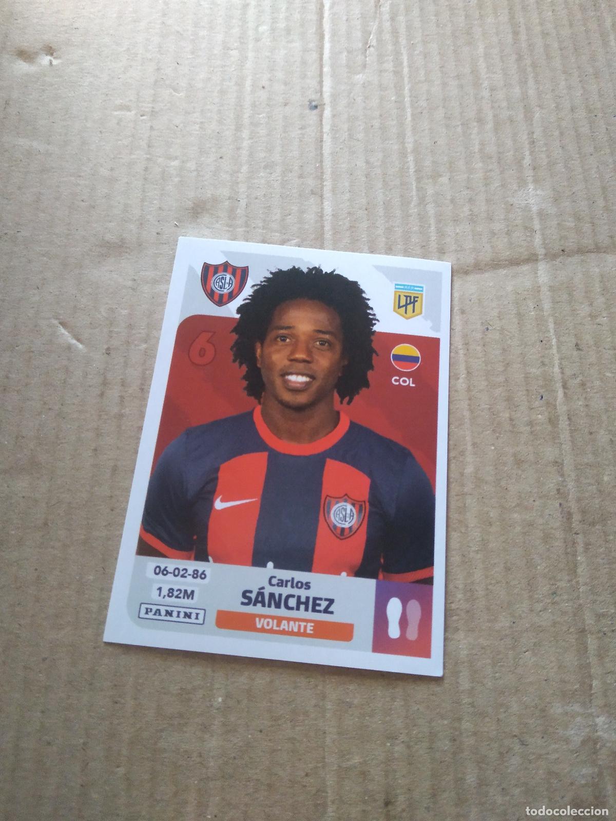 Figurine di Calcio: SLO 7 CARLOS SANCHEZ SAN LORENZO CROMO FUTBOL ARGENTINO PANINI LIGA ARGENTINA 2024