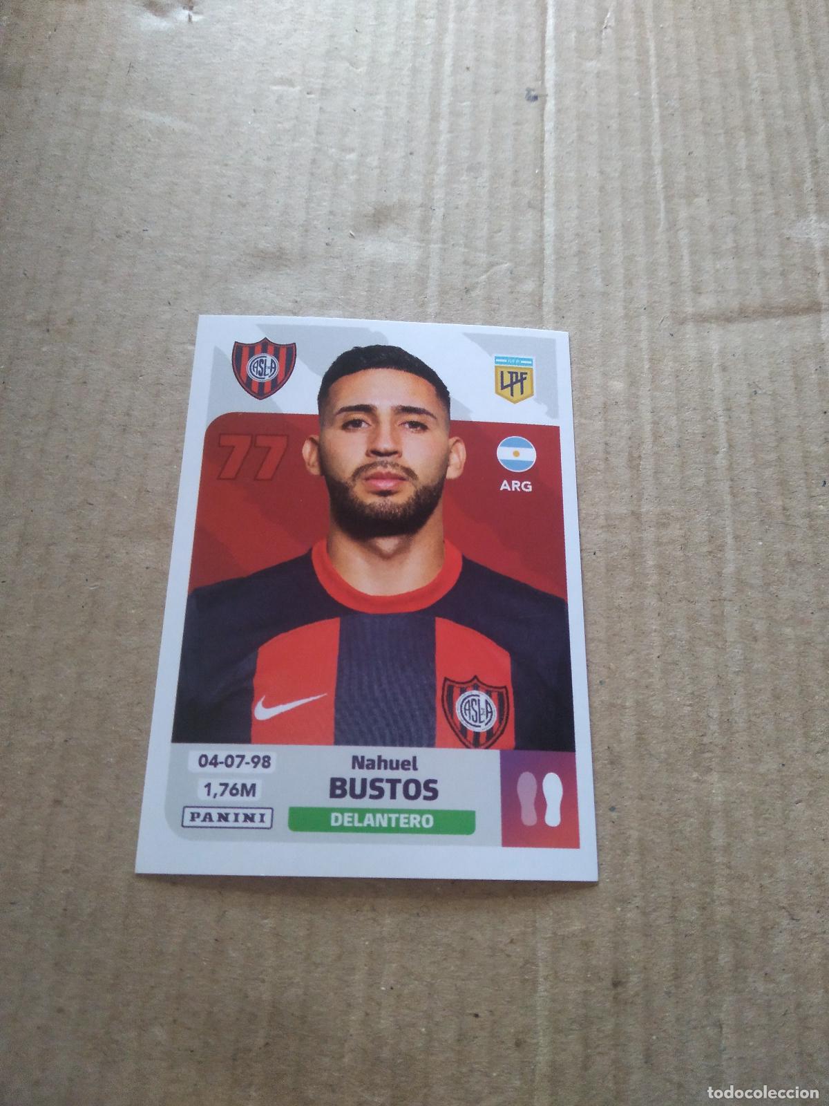 Cromos de F&uacute;tbol: SLO 14 NAHUEL BUSTOS SAN LORENZO CROMO FUTBOL ARGENTINO PANINI LIGA ARGENTINA 2024