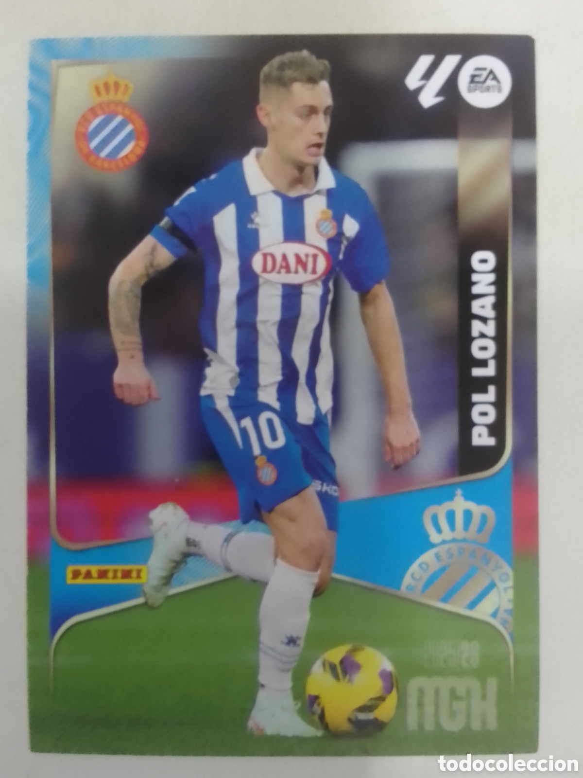 Cromos de F&uacute;tbol: Megacracks 2025/26 n&deg; 156 Pol Lozano &bull; Espanyol.