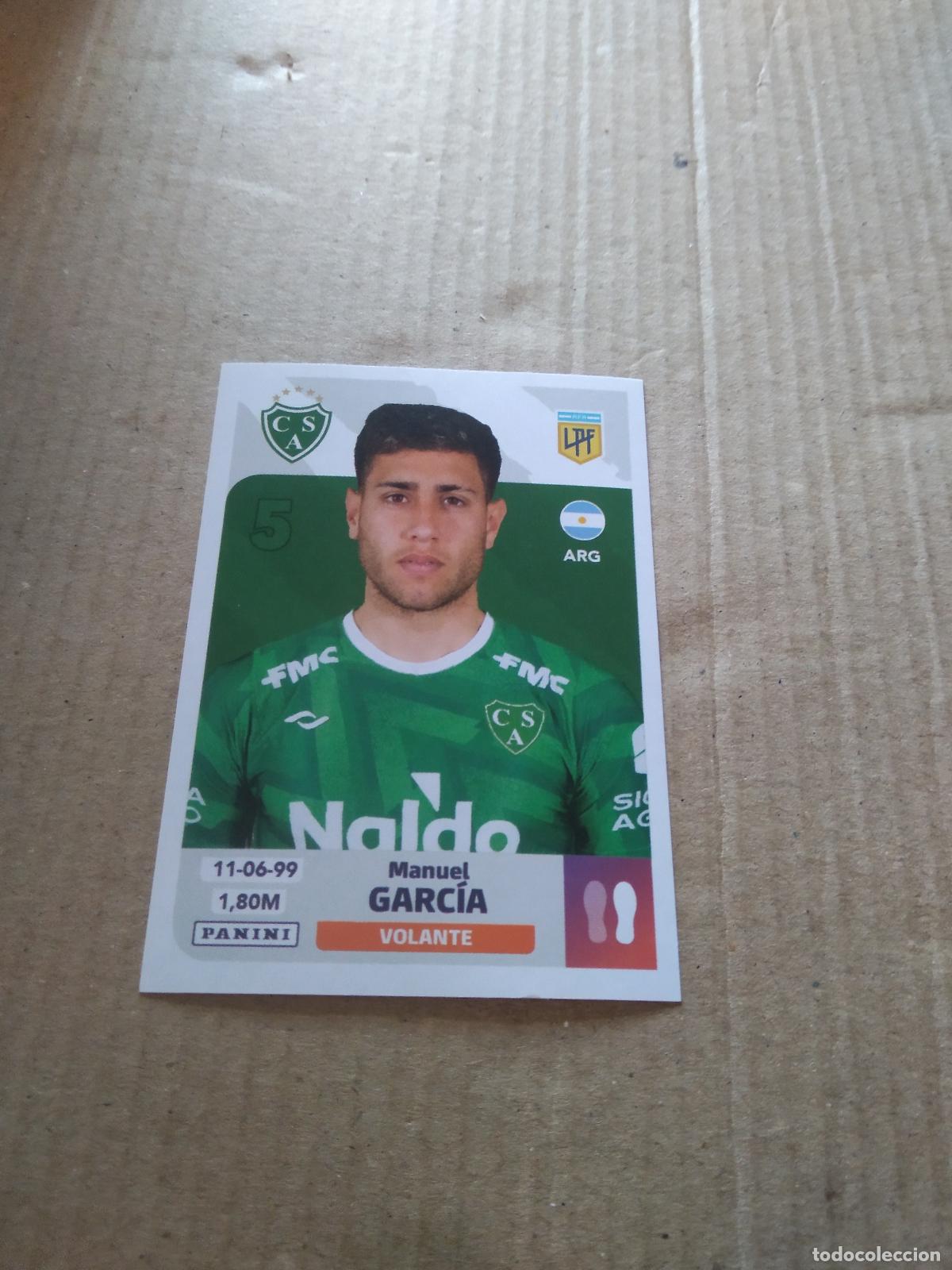 Fu&szlig;ball-Sticker: SAR 12 MANUEL GARCIA SARMIENTO DE JUNIN CROMO FUTBOL ARGENTINO PANINI LIGA ARGENTINA 2024