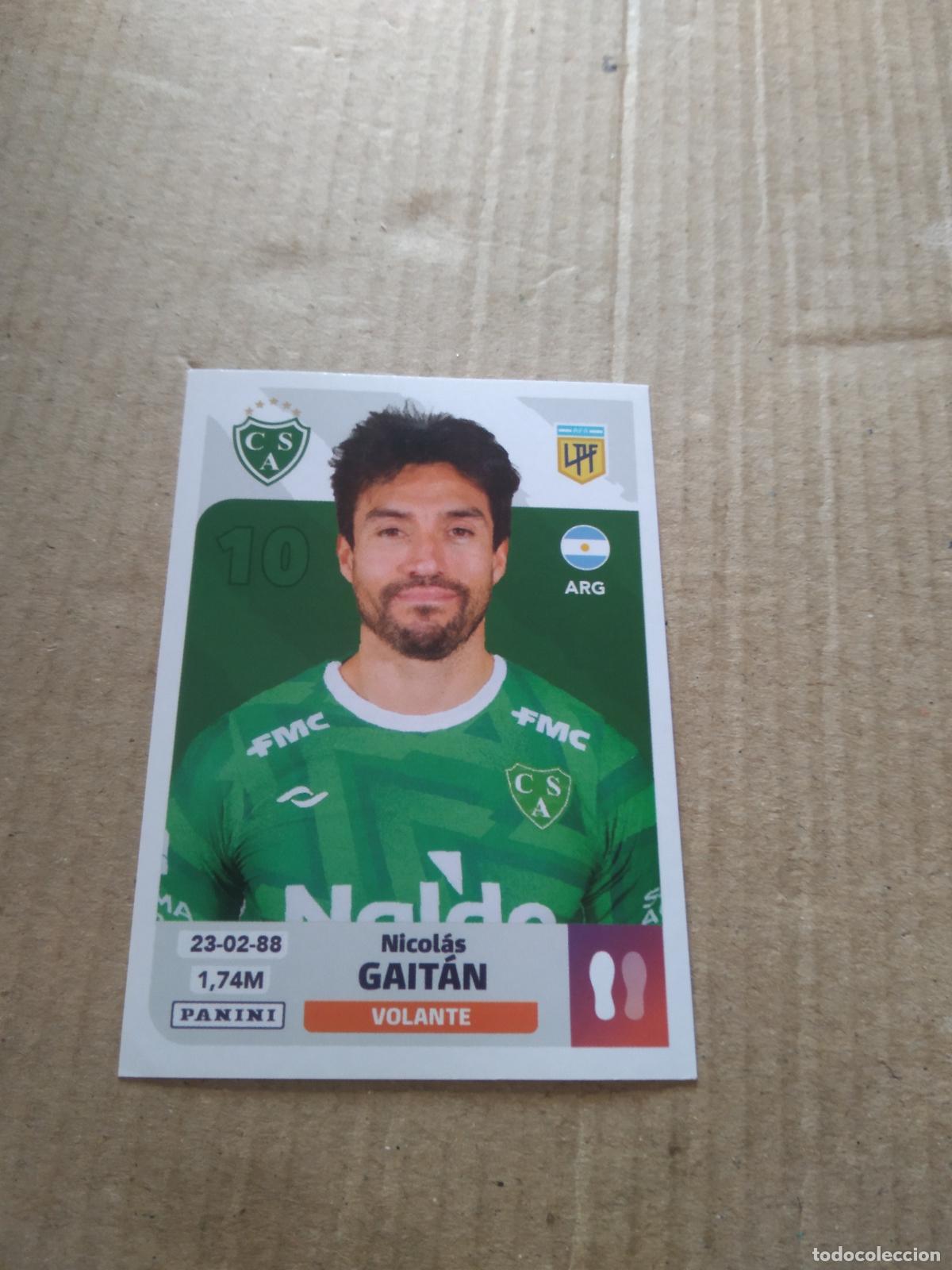 Cromos de F&uacute;tbol: SAR 13 NICOLAS GAITAN SARMIENTO DE JUNIN CROMO FUTBOL ARGENTINO PANINI LIGA ARGENTINA 2024