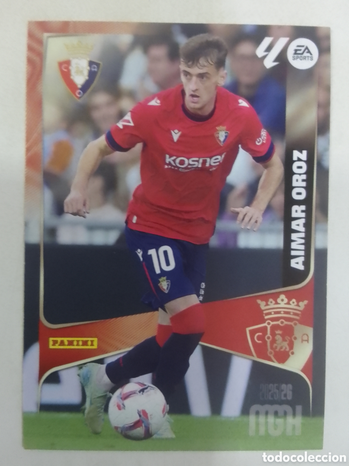 Cromos de F&uacute;tbol: Megacracks 2025/26 n&deg; 267 Aimar Oroz &bull; Osasuna.