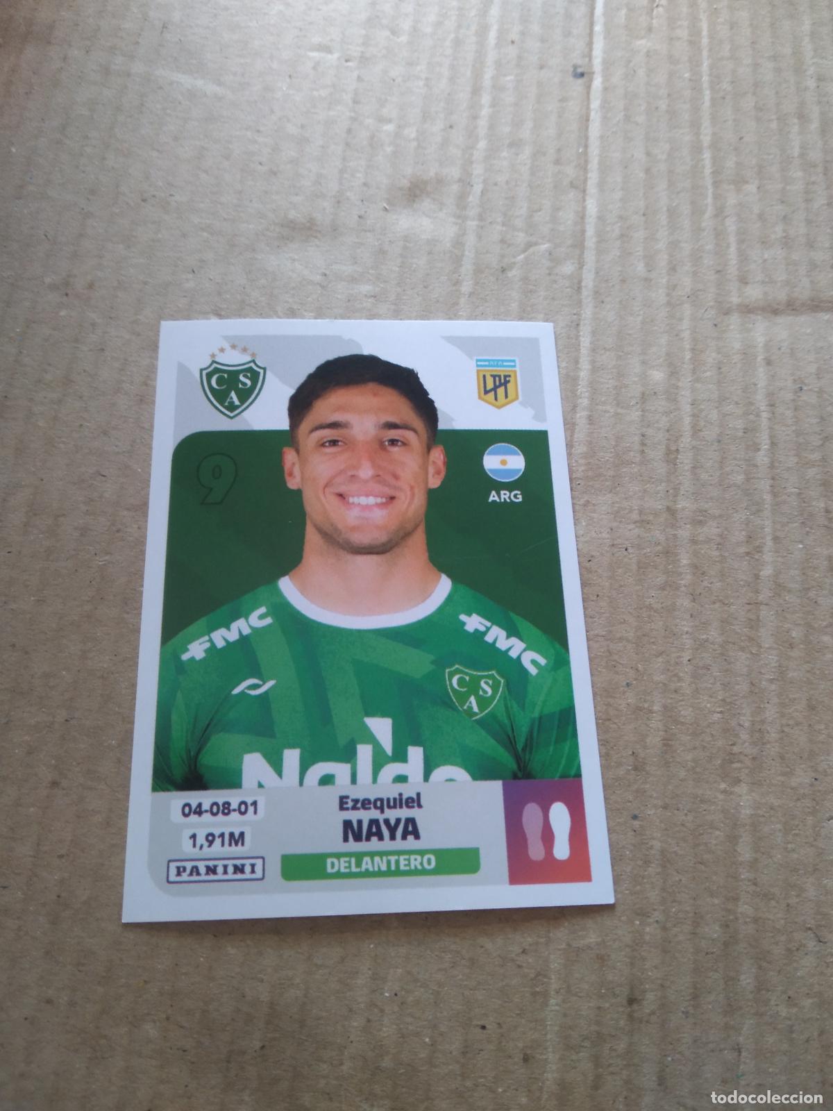Cromos de F&uacute;tbol: SAR EZEQUIEL NAYA SARMIENTO DE JUNIN CROMO FUTBOL ARGENTINO PANINI LIGA ARGENTINA 2024