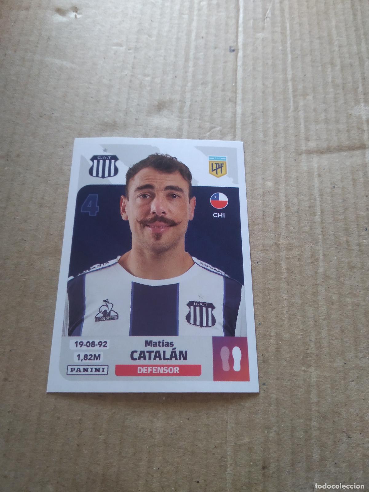 Cromos de F&uacute;tbol: TAL 4 MATIAS CATALAN TALLERES DE CORDOBA CROMO FUTBOL ARGENTINO PANINI LIGA ARGENTINA 2024