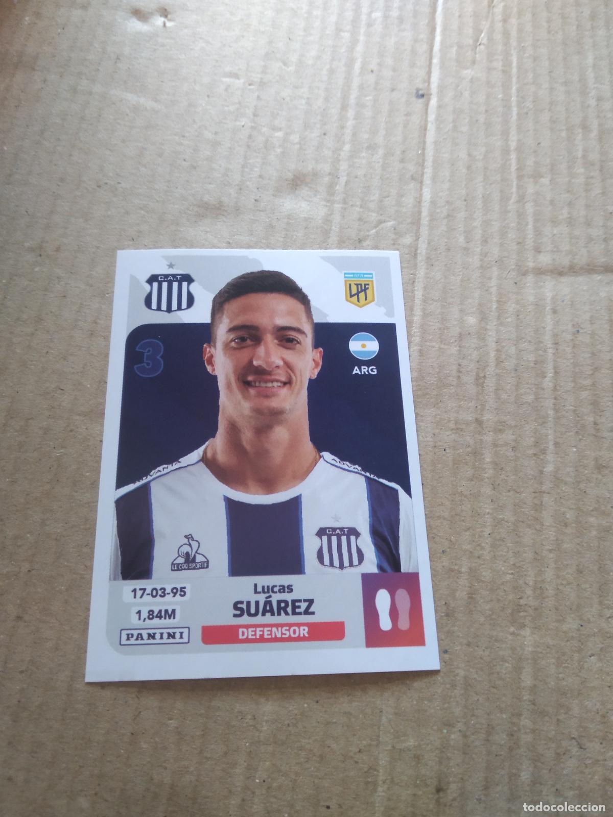 Cromos de F&uacute;tbol: TAL 6 LUCAS SUAREZ TALLERES DE CORDOBA CROMO FUTBOL ARGENTINO PANINI LIGA ARGENTINA 2024