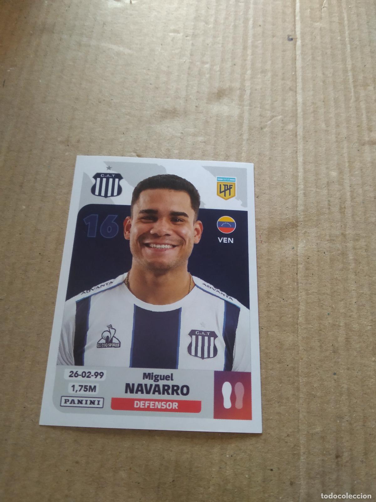 Cromos de F&uacute;tbol: TAL 7 MIGUEL NAVARRO TALLERES DE CORDOBA CROMO FUTBOL ARGENTINO PANINI LIGA ARGENTINA 2024