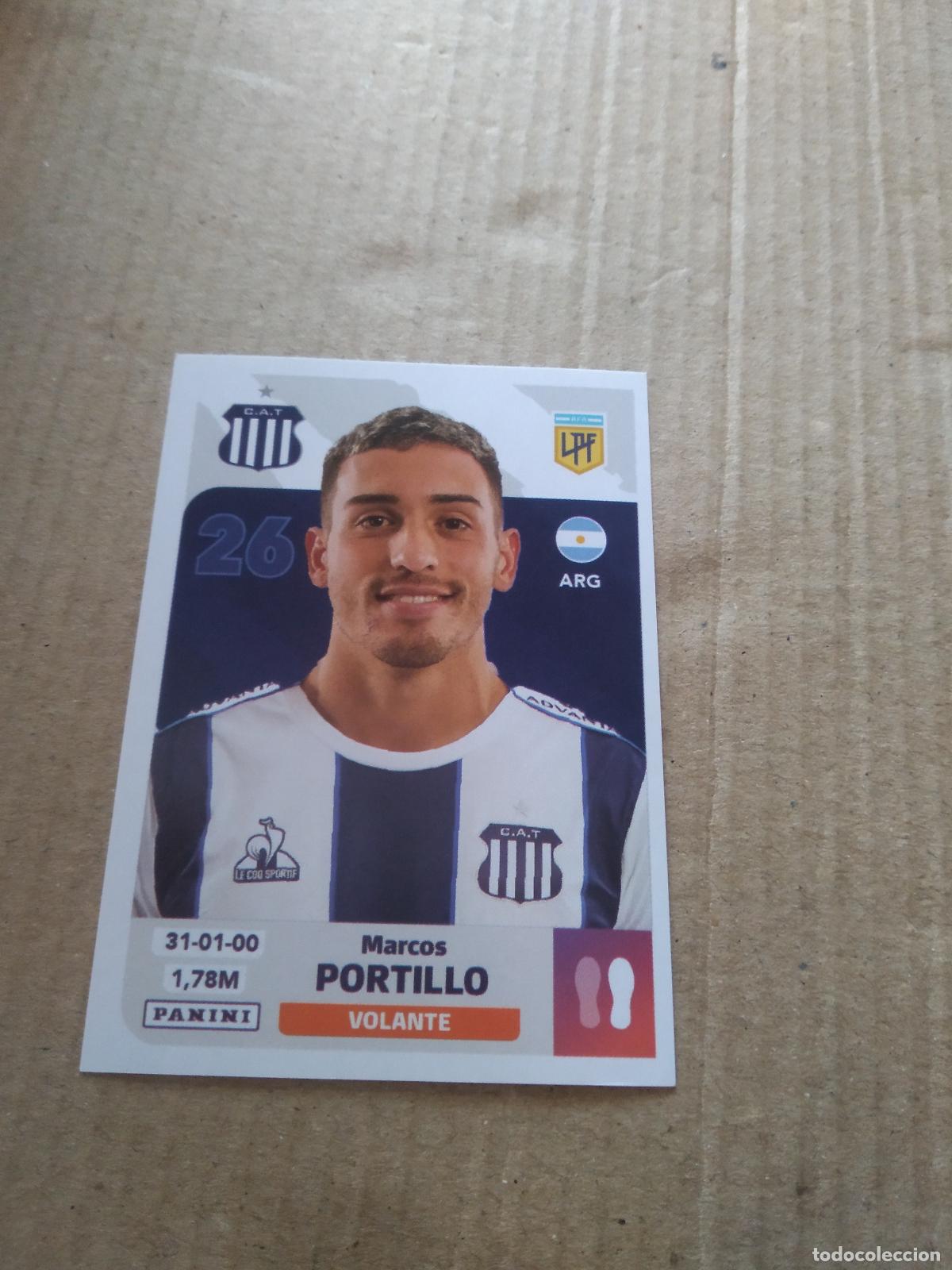 Cromos de F&uacute;tbol: TAL 9 MARCOS PORTILLO TALLERES DE CORDOBA CROMO FUTBOL ARGENTINO PANINI LIGA ARGENTINA 2024