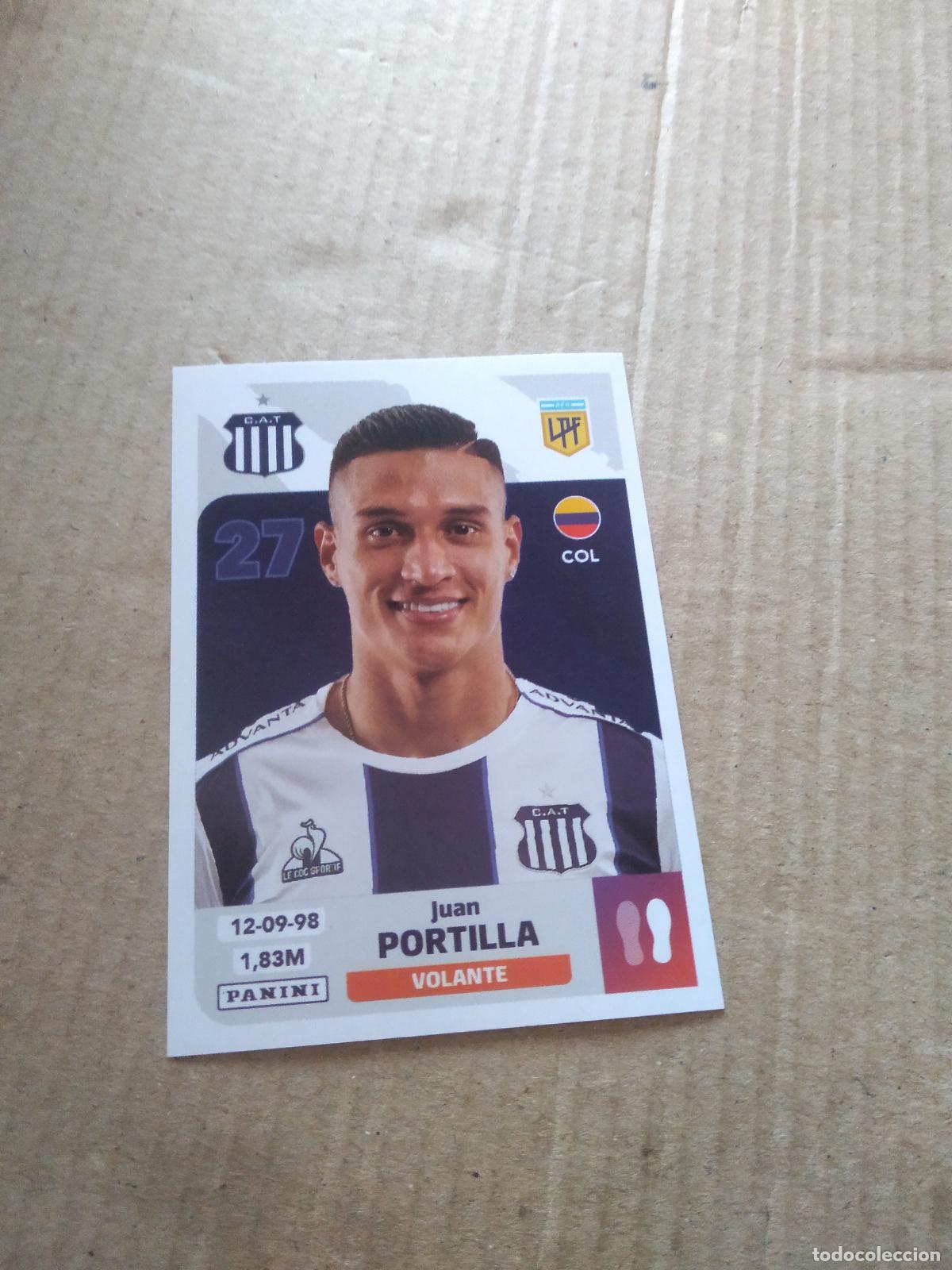 Cromos de F&uacute;tbol: TAL 13 JUAN PORTILLA TALLERES DE CORDOBA CROMO FUTBOL ARGENTINO PANINI LIGA ARGENTINA 2024