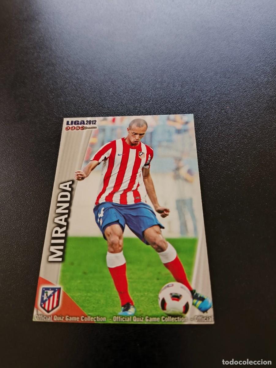 Cromos de F&uacute;tbol: 176 MIRANDA ALTA ATLETICO DE MADRID MUNDICROMO LIGA 2011 2012 11 12 NO PANINI ESTE MEGACRACKS