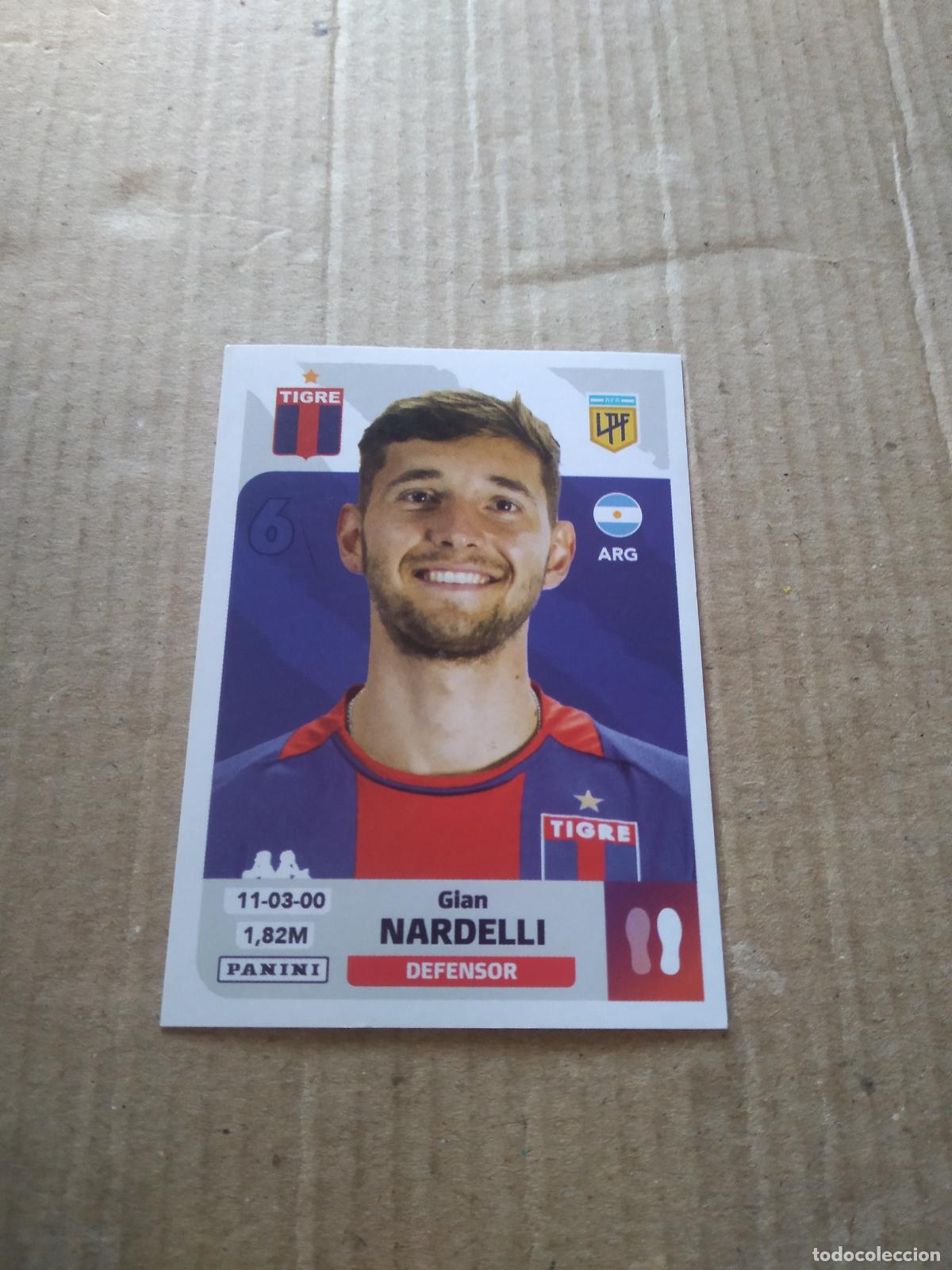 Cromos de F&uacute;tbol: TIG 7 GIAN NARDELLI TIGRE CROMO FUTBOL ARGENTINO PANINI LIGA ARGENTINA 2024