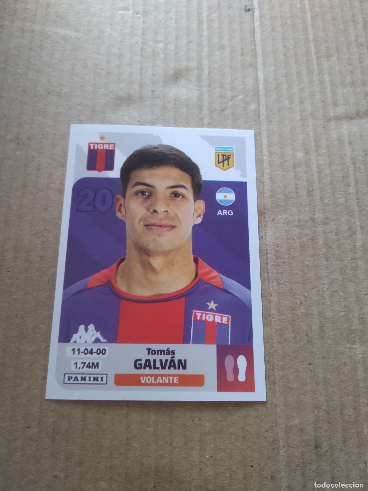 Cromos de F&uacute;tbol: TIG 9 TOMAS GALVAN TIGRE CROMO FUTBOL ARGENTINO PANINI LIGA ARGENTINA 2024
