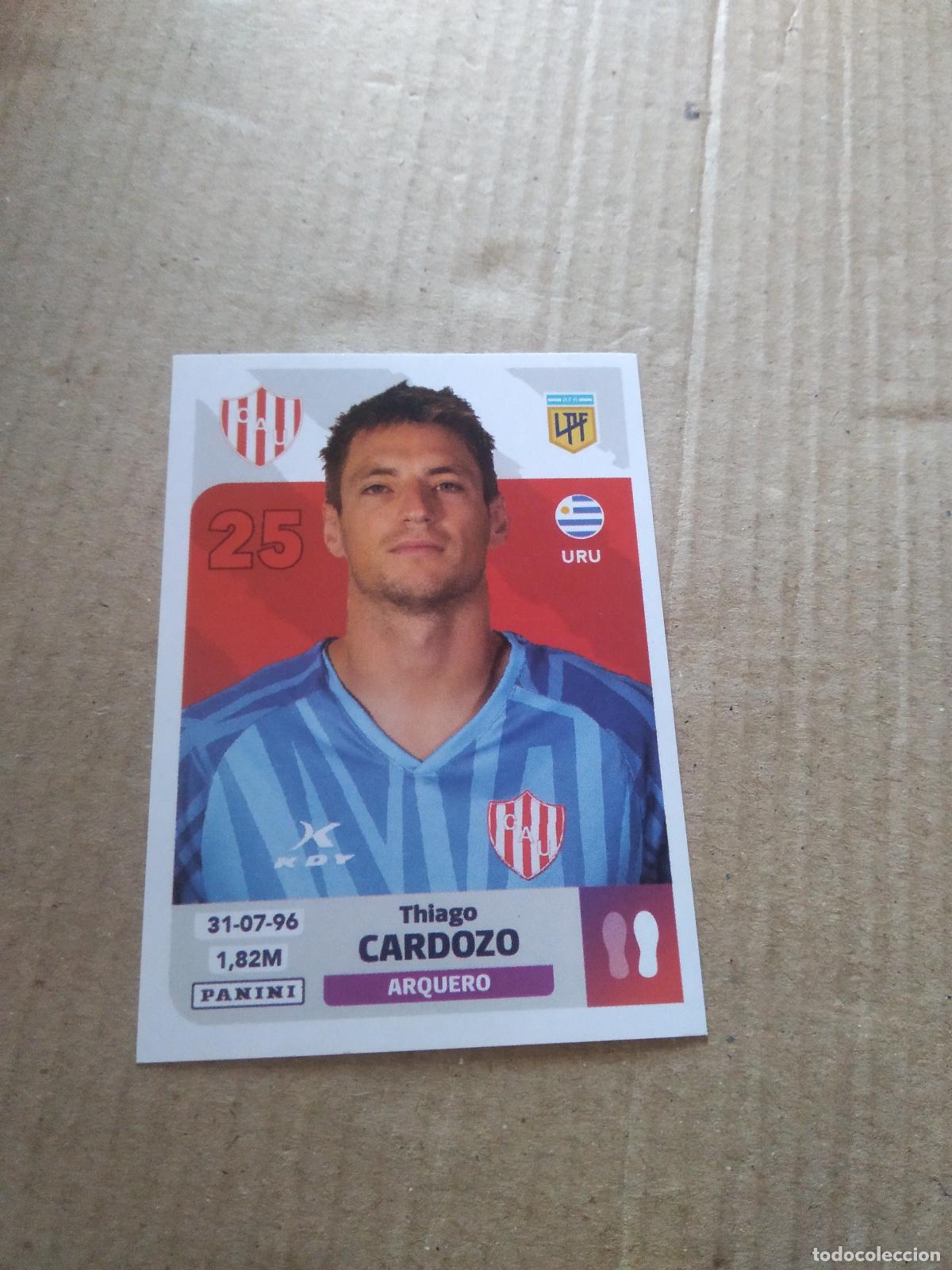 Cromos de F&uacute;tbol: UNI 2 THIAGO CARDOZO UNION CROMO FUTBOL ARGENTINO PANINI LIGA ARGENTINA 2024