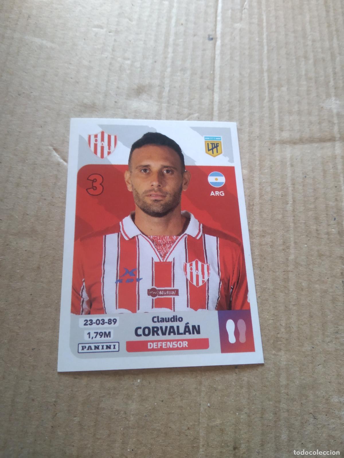 Cromos de F&uacute;tbol: UNI 3 CLAUDIO CORVALAN UNION CROMO FUTBOL ARGENTINO PANINI LIGA ARGENTINA 2024
