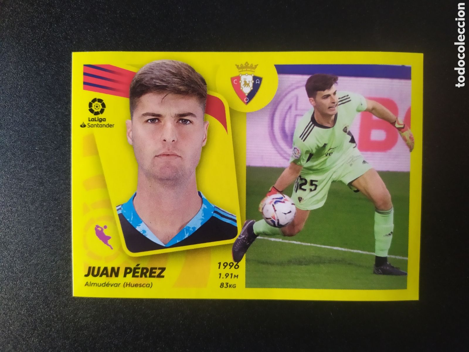 Cromos de F&uacute;tbol: Liga este 2021 2022 21 22 panini Juan P&eacute;rez n&deg; 6 Osasuna