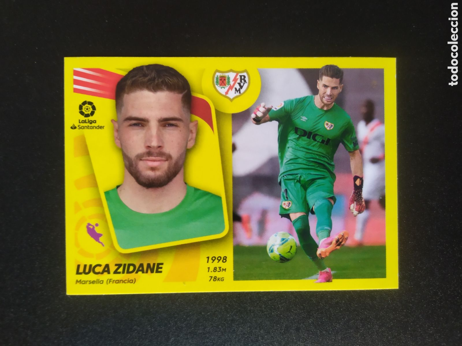 Cromos de F&uacute;tbol: Liga este 2021 2022 21 22 panini Luca Zidane n&deg; 6 Rayo Vallecano