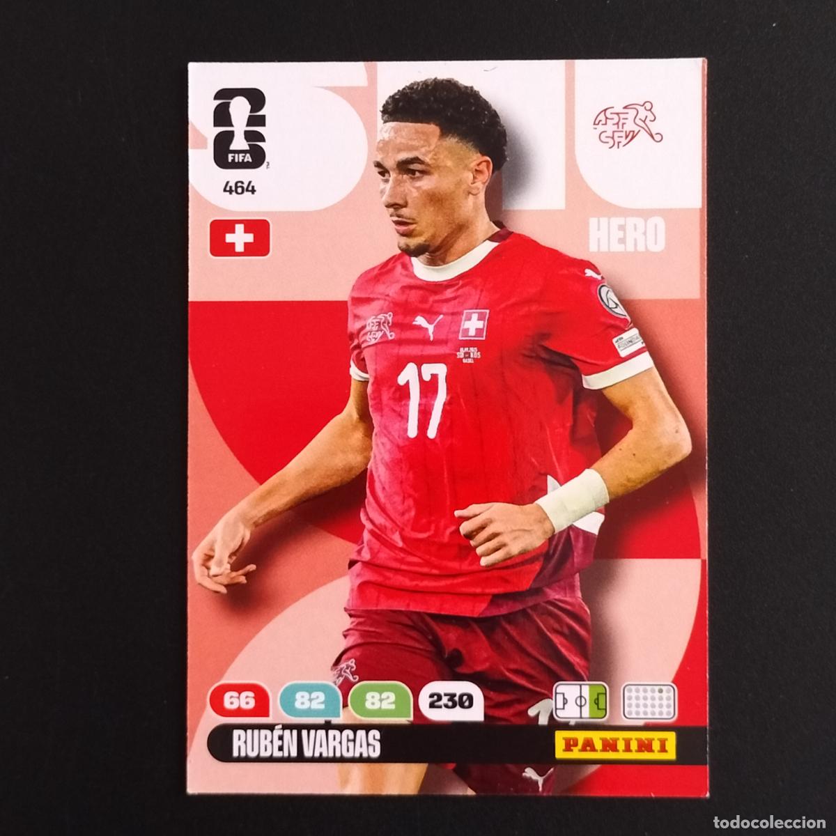 Cromos de F&uacute;tbol: 464 RUBEN VARGAS SUIZA CROMOS ADRENALYN XL MUNDIAL 26 2026 FIFA WORLD CUP PANINI