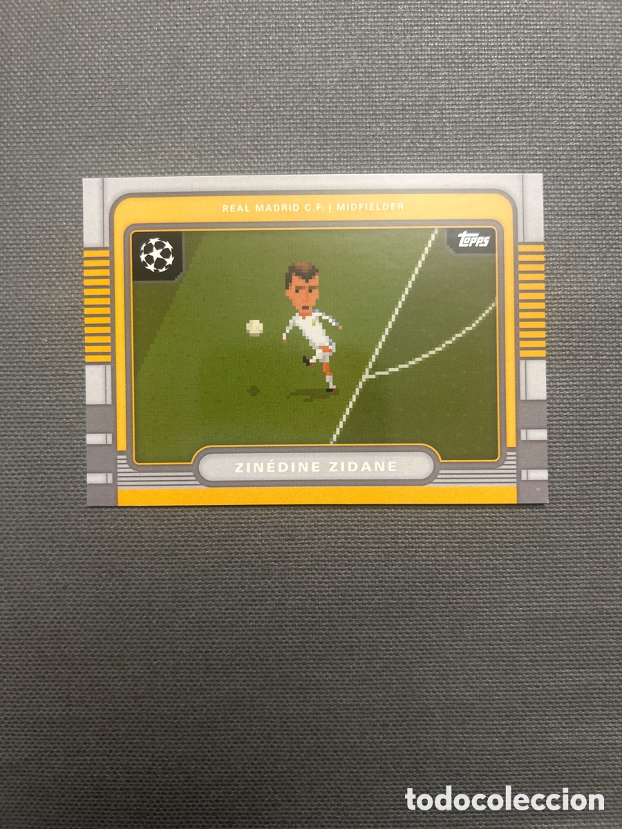 Cromos de F&uacute;tbol: Zinedine Zidane 8B-8 Real Madrid UCC Flagship Edition Topps 2025/26