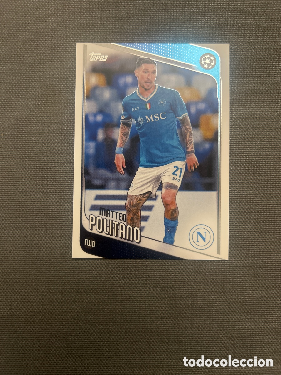 Cromos de F&uacute;tbol: Politano 7 Napoli Napoles UCC Flagship Edition Topps 2025/26