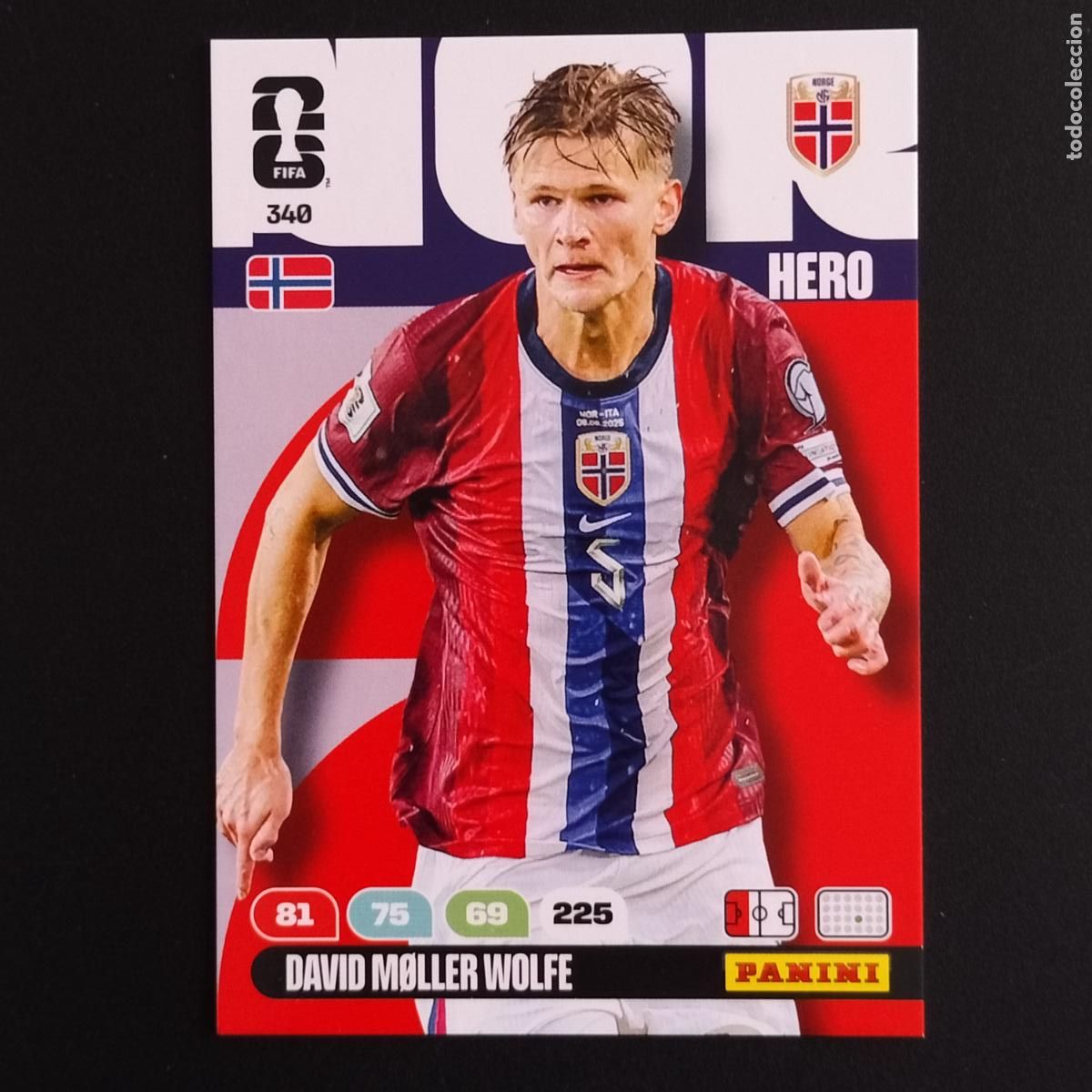 Cromos de F&uacute;tbol: 340 DAVID MOLLER WOLFE NORUEGA CROMOS ADRENALYN XL MUNDIAL 26 2026 FIFA WORLD CUP PANINI