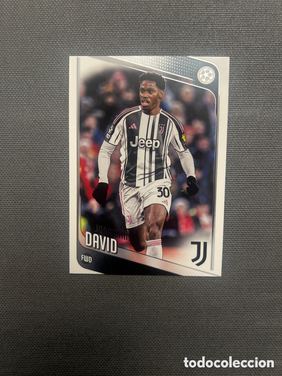 Cromos de F&uacute;tbol: Jonathan David 17 Juventus UCC Flagship Edition Topps 2025/26