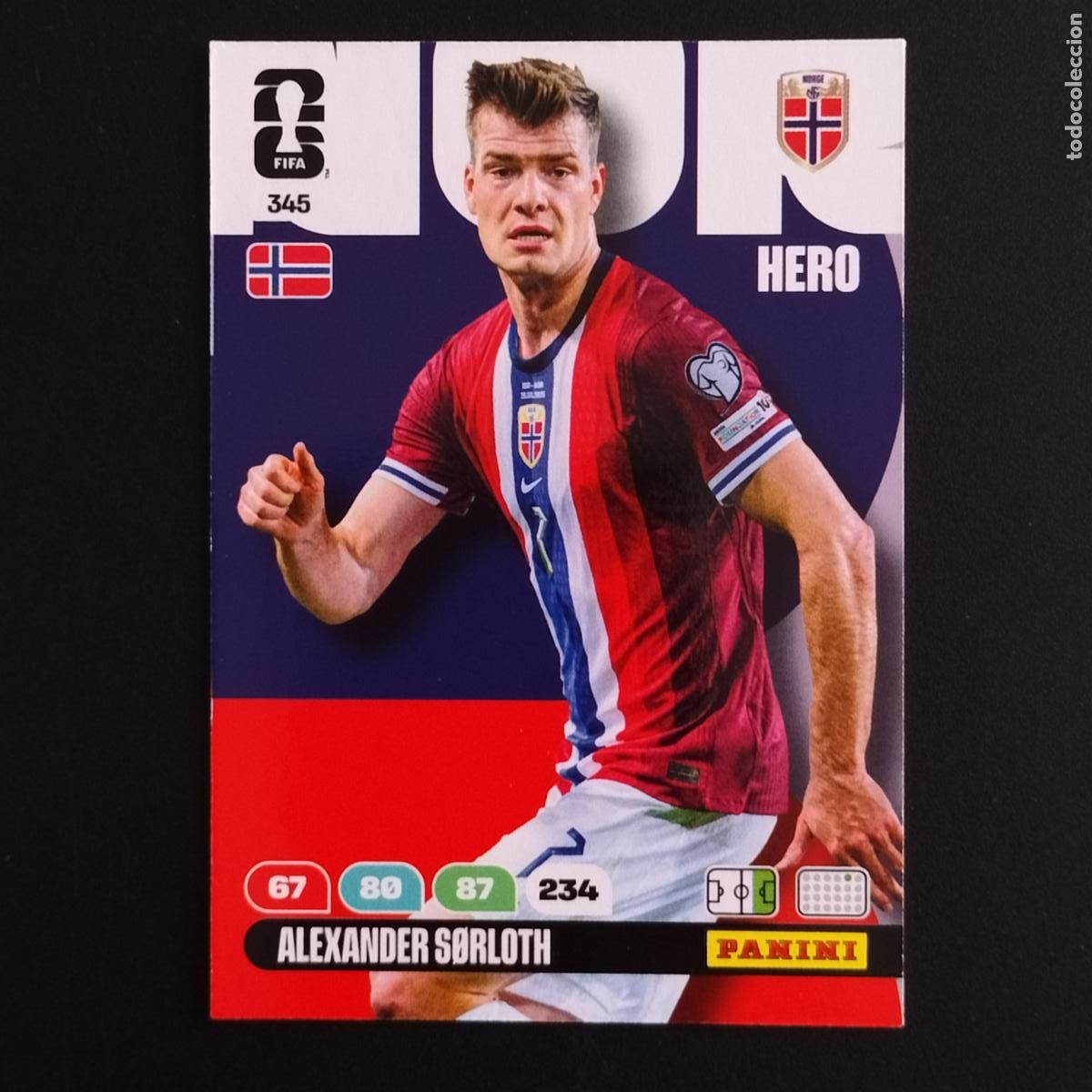 Cromos de F&uacute;tbol: 345 ALEXANDER SORLOTH NORUEGA CROMOS ADRENALYN XL MUNDIAL 26 2026 FIFA WORLD CUP PANINI