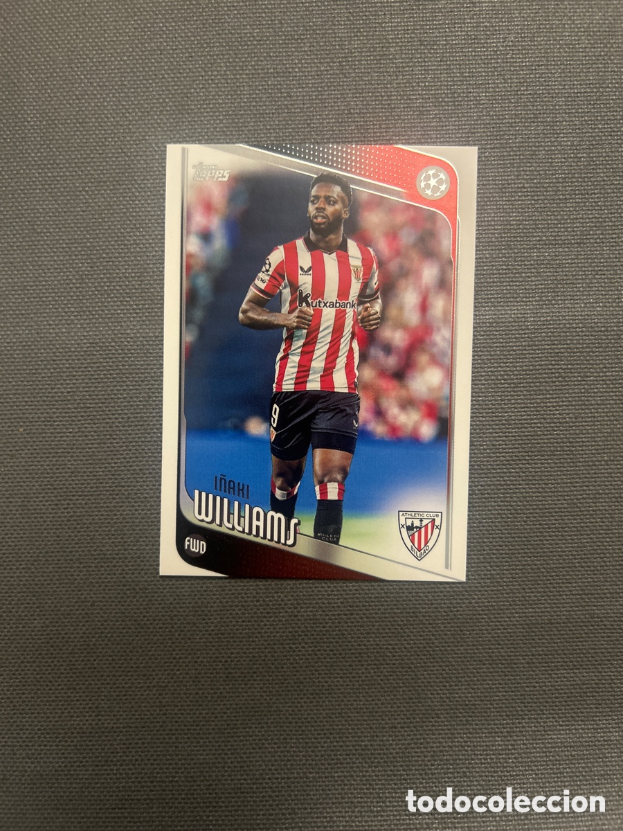 Cromos de F&uacute;tbol: I&ntilde;aki Williams 20 Athletic Club UCC Flagship Edition Topps 2025/26