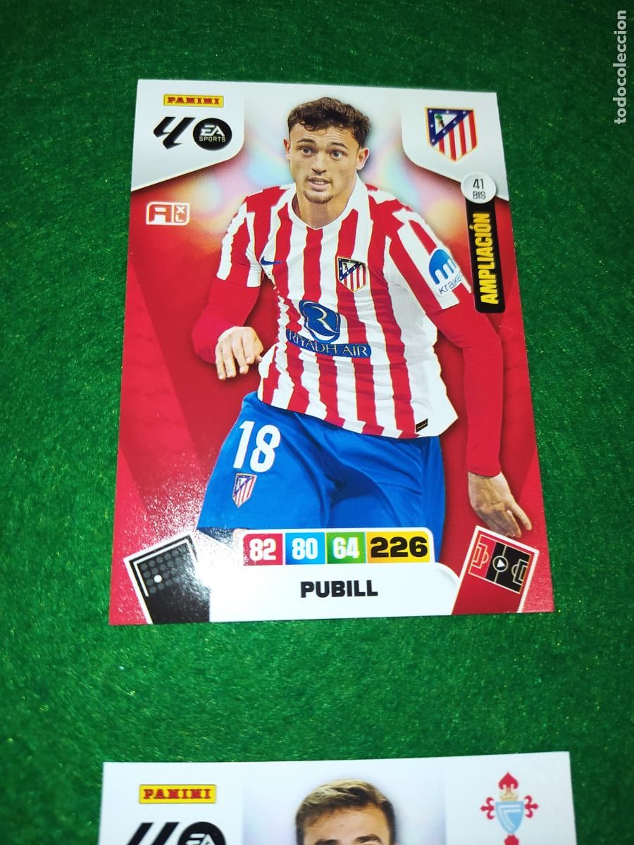 Cromos de F&uacute;tbol: actualizacion de adrenalyn 2025 2026 NUEVO FICHAJE / AMPLIACION N&ordm; 41BIS PUBILL ATLETICO DE MADRID