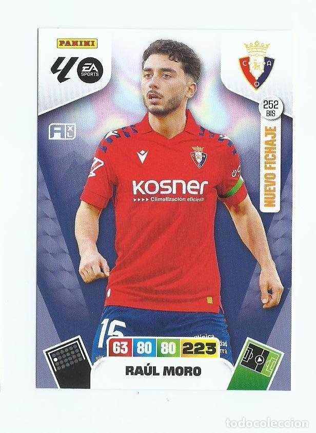 Cromos de F&uacute;tbol: ADRENALYN 2025/2026 252 BIS MORO OSASUNA , NUEVO PERFECTO