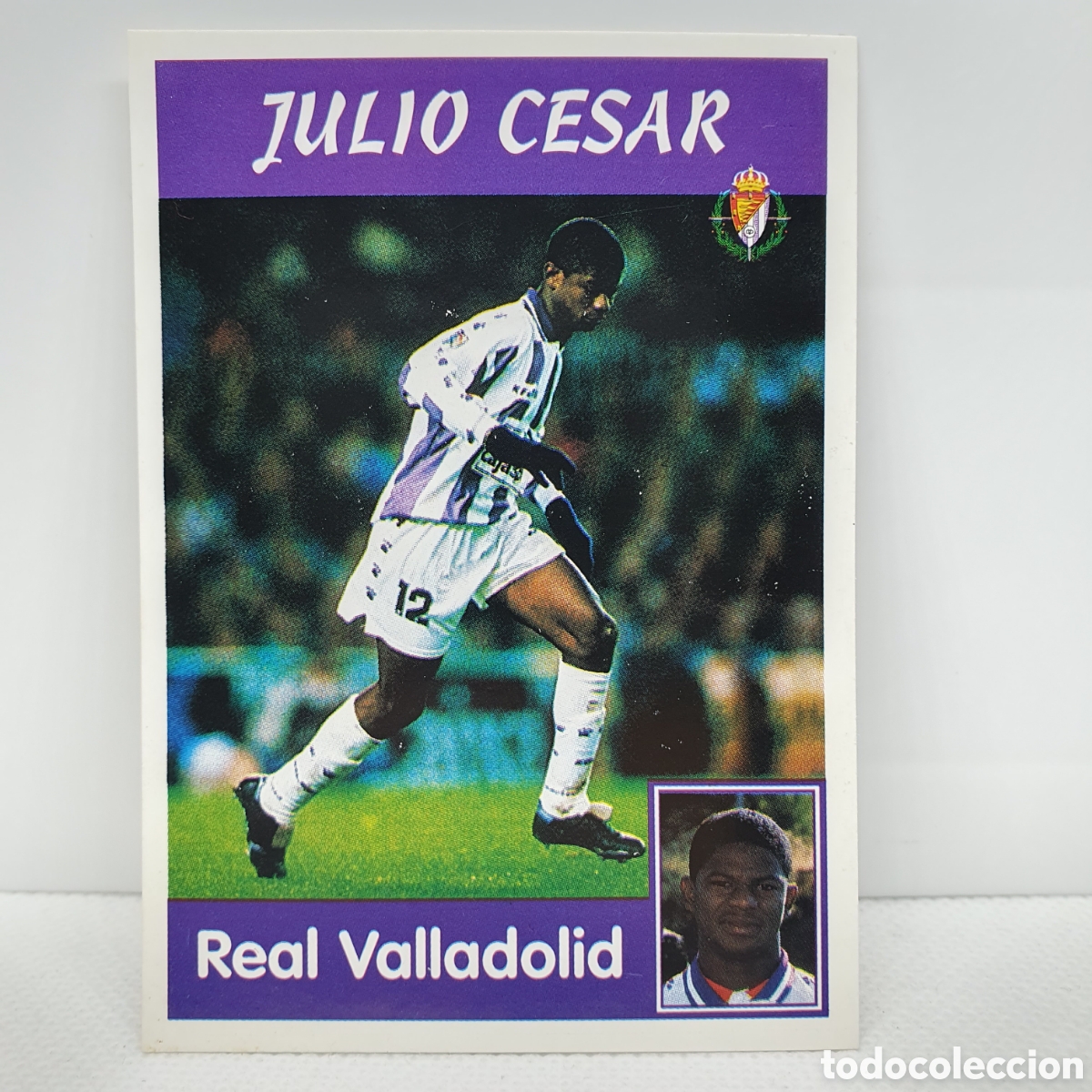 Cromos de F&uacute;tbol: ⚽️ CROMO DE FUTBOL JULIO CESAR VALLADOLID LIGA 97-98 PANINI SPORTS ALBUM - ESTAMPAS ADHESIVAS - CARD